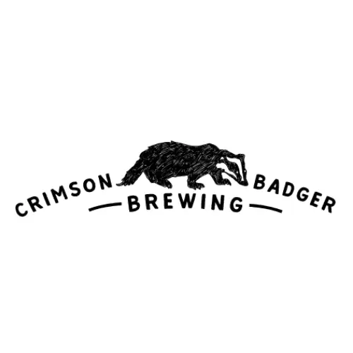 crimson badger brewing logo